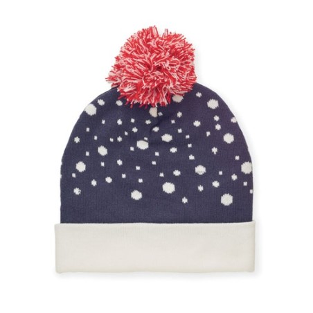 Bonnet à pompon tricoté personnalisé - SHIMAS HAT marquage laser ultra précis