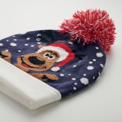 Bonnet à pompon tricoté personnalisé - SHIMAS HAT livraison express 24h 48h