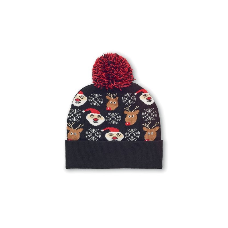 Bonnet à pompon tricoté personnalisé - SHIMAS HAT cadeau entreprise pas cher