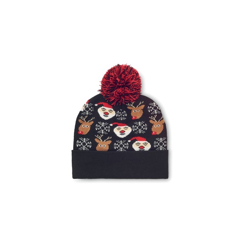 Bonnet à pompon tricoté personnalisé - SHIMAS HAT cadeau collaborateur premium