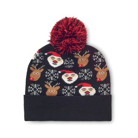 Bonnet à pompon tricoté personnalisé - SHIMAS HAT cadeau collaborateur premium