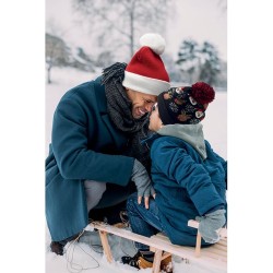 Bonnet à pompon tricoté personnalisé - SHIMAS HAT accessoire événementiel unique