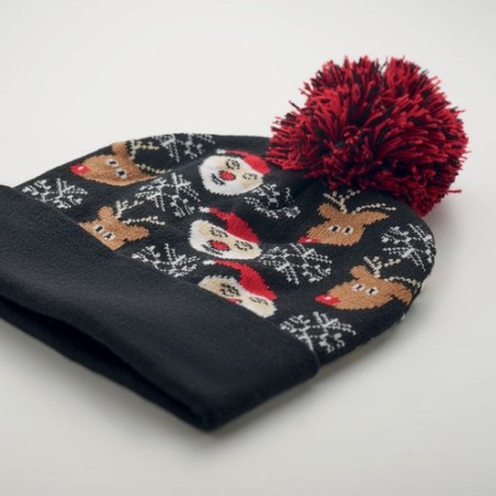Bonnet à Pompon Tricoté SHIMAS HAT