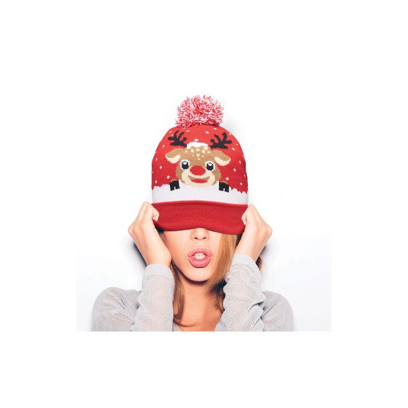 Bonnet à pompon tricoté personnalisé - SHIMAS HAT goodies publicitaire événementiel