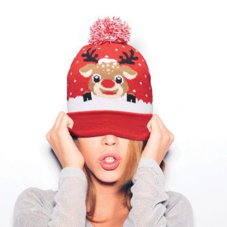 Bonnet à pompon tricoté personnalisé - SHIMAS HAT goodies publicitaire événementiel