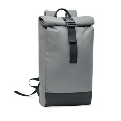 Sac enroulable réfléchissant  personnalisé BRIGHT ROLLPACK Matières : PET Couleurs : argenté mat