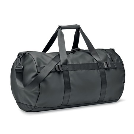 Sac de sport Éco-responsable Tarpaulin 50C Personnalisé JAYA DUFFLE Matières : PVC Couleurs : noir