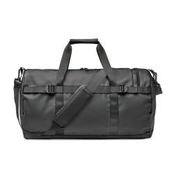 Sac de sport Éco-responsable Tarpaulin 50C Personnalisé JAYA DUFFLE Matières : PVC Couleurs : noir 2