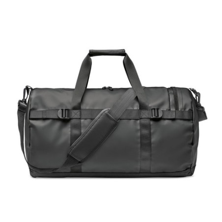 Sac de sport Éco-responsable Tarpaulin 50C Personnalisé JAYA DUFFLE Matières : PVC Couleurs : noir personnalisable avec votre lo