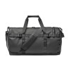 Sac de sport Éco-responsable Tarpaulin 50C Personnalisé JAYA DUFFLE Matières : PVC Couleurs : noir personnalisable avec votre lo