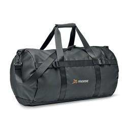 Sac de sport Éco-responsable Tarpaulin 50C Personnalisé JAYA DUFFLE Matières : PVC Couleurs : noir marquage laser ultra précis