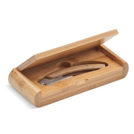 Limonadier Éco-responsable en Bambou Personnalisé - Accessoire Vin Unique SONO Matières : bambou Couleurs : bois