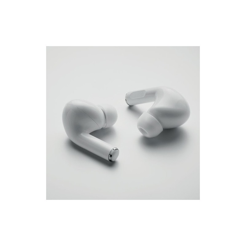 Écouteurs TWS personnalisés en ABS haut de gamme - FUSA Matières : ABS Couleurs : blanc marquage laser ultra précis