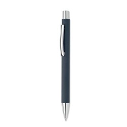 Stylo à bille  en papier recyclé personnalisé - OLYMPIA Matières : papier Couleurs : bleu marine impression haute définition