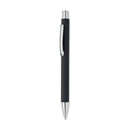 Stylo à bille  en papier recyclé personnalisé - OLYMPIA Matières : papier Couleurs : noir cadeau entreprise pas cher