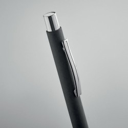 Stylo à bille  en papier recyclé personnalisé - OLYMPIA Matières : papier Couleurs : noir goodies personnalisé en stock