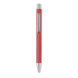 Stylo à bille  en papier recyclé personnalisé - OLYMPIA Matières : papier Couleurs : rouge accessoire événementiel unique