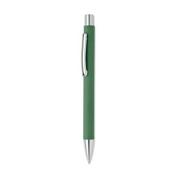 Stylo à bille  en papier recyclé personnalisé - OLYMPIA Matières : papier Couleurs : vert personnalisable avec votre logo