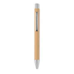 Stylo à bille  en papier recyclé personnalisé - OLYMPIA Matières : papier Couleurs : beige objet promotionnel éco-responsable