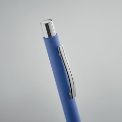 Stylo à bille  en papier recyclé personnalisé - OLYMPIA Matières : papier Couleurs : bleu royal goodies publicitaire durable