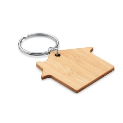 Porte-clés en bambou personnalisé - HOUSEBOO