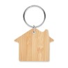 Porte-clés en bambou personnalisé - HOUSEBOO Matières : bambou Couleurs : bois cadeau entreprise pas cher