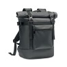 Sac enroulable personnalisé en Tarpaulin 50C - JAYA BAG Matières : PVC Couleurs : noir