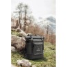 Sac enroulable personnalisé en Tarpaulin 50C - JAYA BAG Matières : PVC Couleurs : noir marquage laser ultra précis