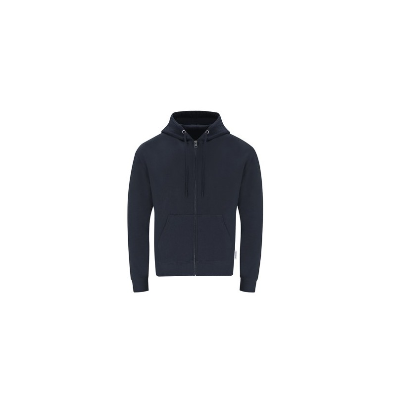 Sweat-Shirt à Capuche Éco-responsable avec Crémaillère Adulte Walder Matières : coton organique Taille textile : XL Couleurs : v