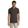 Polo personnalisé homme en polycoton 200g - PRIME MEN Matières : PET Taille textile : XL Couleurs : gris foncé personnalisation 