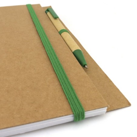 Carnet Personnalisable Éco-responsable Cahier Tunel Matières : carton recyclé Couleurs : blanc livraison express 24h 48h