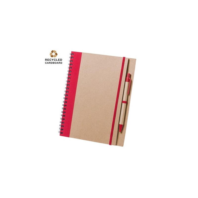 Carnet Personnalisable Éco-responsable Cahier Tunel Matières : carton recyclé Couleurs : noir cadeau affaires élégant
