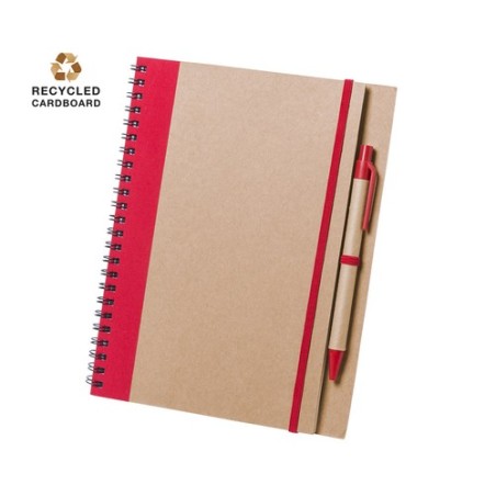 Carnet Personnalisable Éco-responsable Cahier Tunel Matières : carton recyclé Couleurs : noir cadeau affaires élégant
