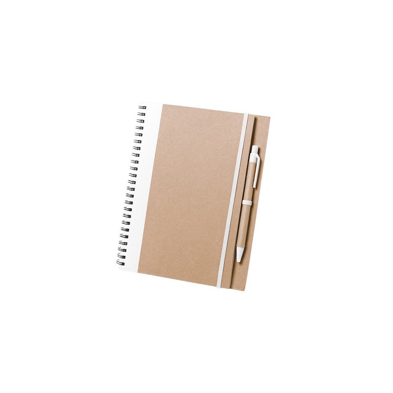 Carnet Personnalisable Éco-responsable Cahier Tunel Matières : carton recyclé Couleurs : noir cadeau affaires élégant