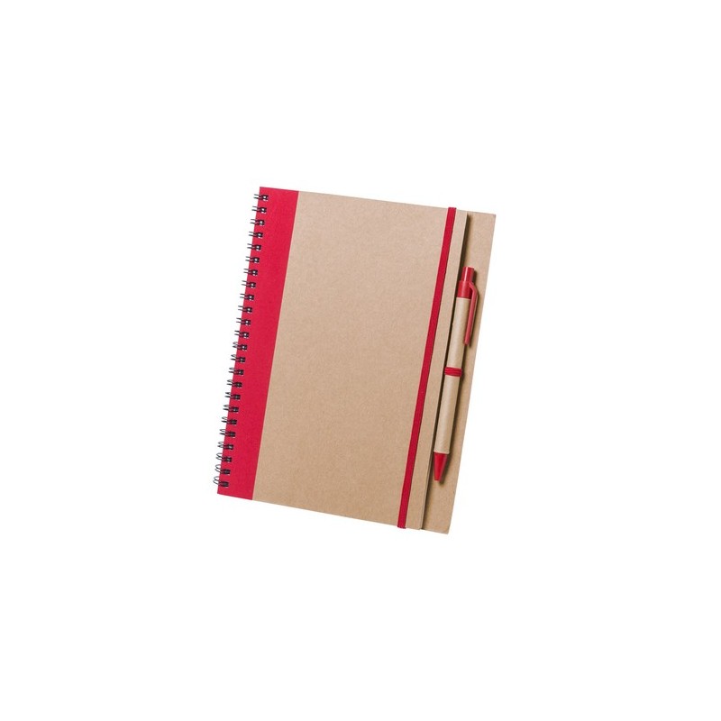 Carnet Personnalisable Éco-responsable Cahier Tunel Matières : carton recyclé Couleurs : noir cadeau entreprise pas cher
