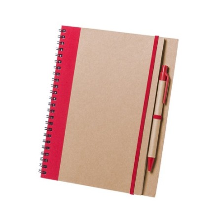 Carnet Personnalisable Éco-responsable Cahier Tunel Matières : carton recyclé Couleurs : noir cadeau entreprise pas cher