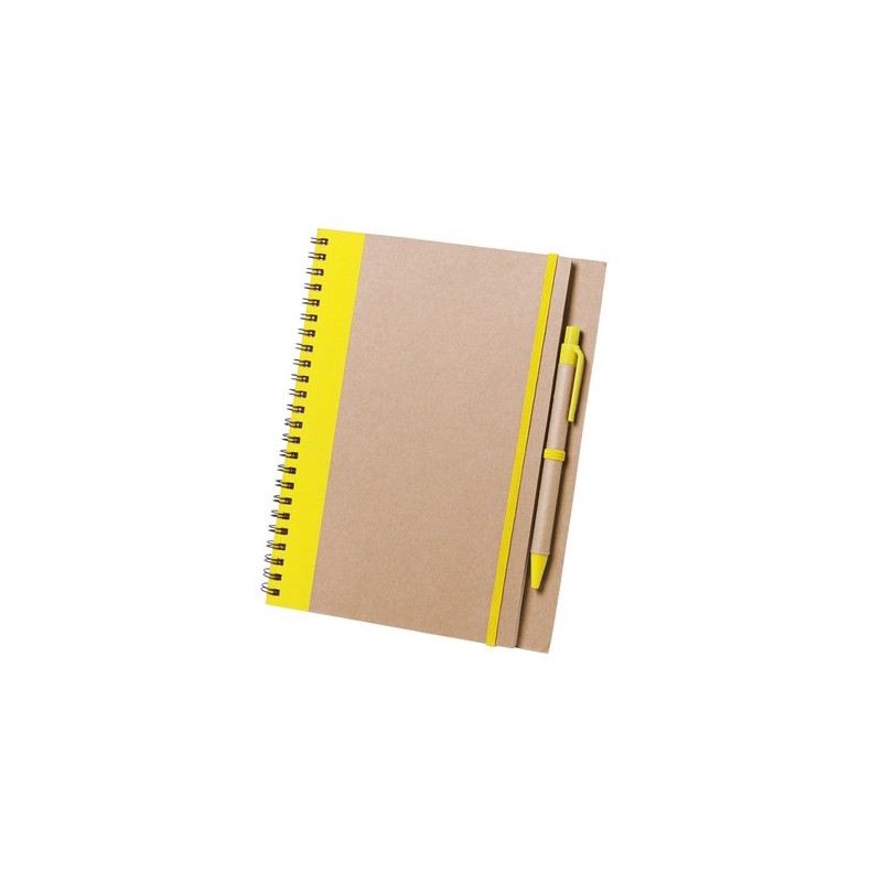 Carnet Personnalisable Éco-responsable Cahier Tunel Matières : carton recyclé Couleurs : noir personnalisation sur mesure