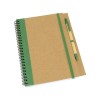 Carnet Personnalisable Éco-responsable Cahier Tunel Matières : carton recyclé Couleurs : jaune impression haute définition