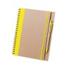 Carnet Personnalisable Éco-responsable Cahier Tunel Matières : carton recyclé Couleurs : vert marquage laser ultra précis