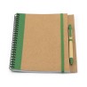 Carnet Personnalisable Éco-responsable Cahier Tunel Matières : carton recyclé Couleurs : bleu livraison express 24h 48h
