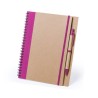Carnet Personnalisable Éco-responsable Cahier Tunel Matières : carton recyclé Couleurs : bleu cadeau entreprise pas cher