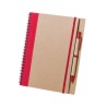 Carnet Personnalisable Éco-responsable Cahier Tunel Matières : carton recyclé Couleurs : fuchsia objet promo petit budget