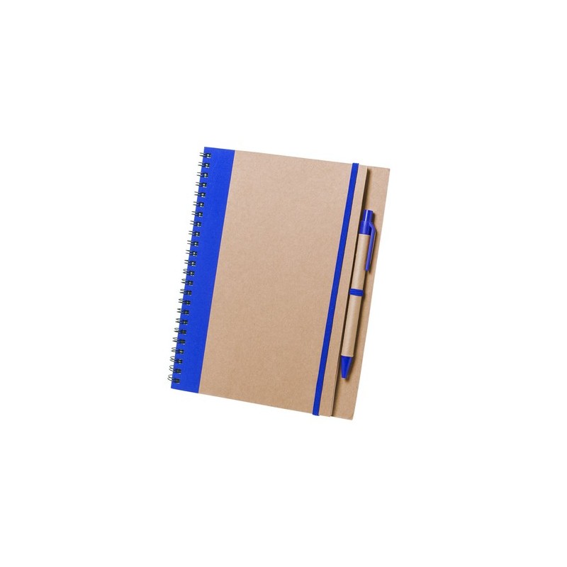 Carnet Personnalisable Éco-responsable Cahier Tunel Matières : carton recyclé Couleurs : bleu marine accessoire événementiel uni