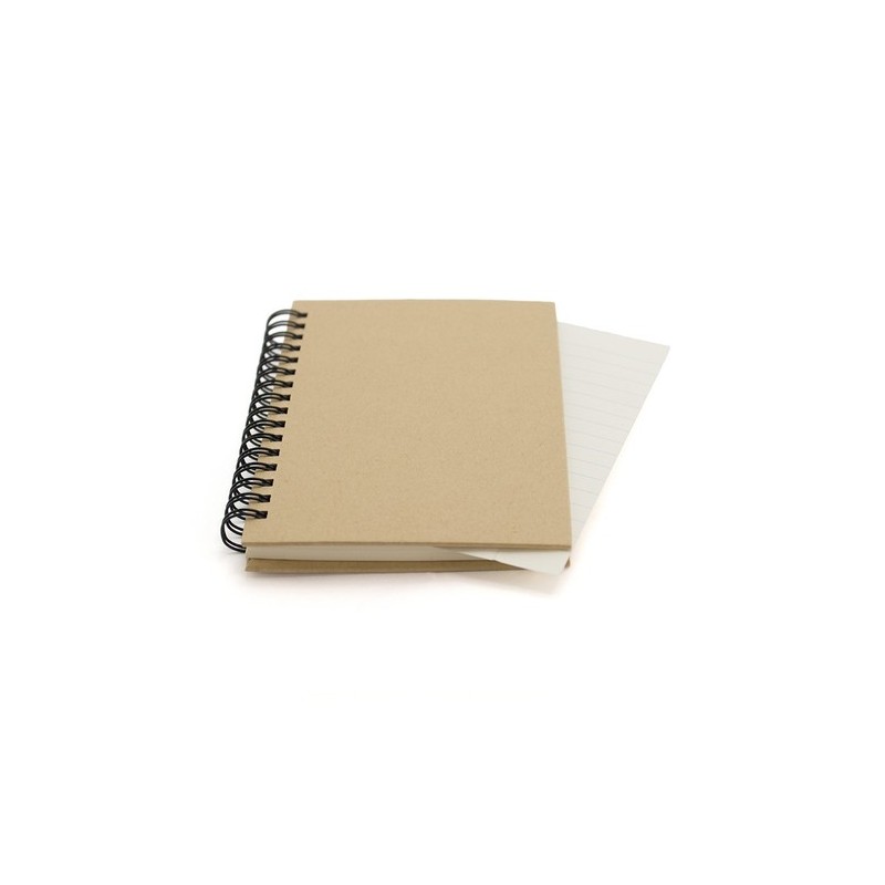 Carnet Publicitaire Éco-responsable Emerot Matières : carton recyclé Couleurs : noir objet promo petit budget
