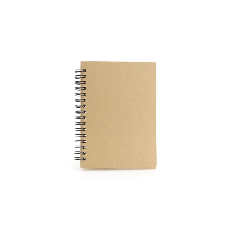 Carnet Publicitaire Éco-responsable Emerot Matières : carton recyclé Couleurs : noir cadeau entreprise pas cher