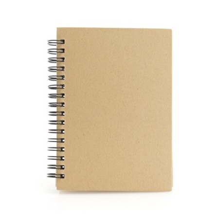 Carnet Publicitaire Éco-responsable Emerot Matières : carton recyclé Couleurs : noir cadeau entreprise pas cher