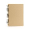 Carnet Publicitaire Éco-responsable Emerot Matières : carton recyclé Couleurs : naturel accessoire événementiel unique