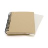 Carnet Publicitaire Éco-responsable Emerot Matières : carton recyclé Couleurs : naturel impression logo haute qualité