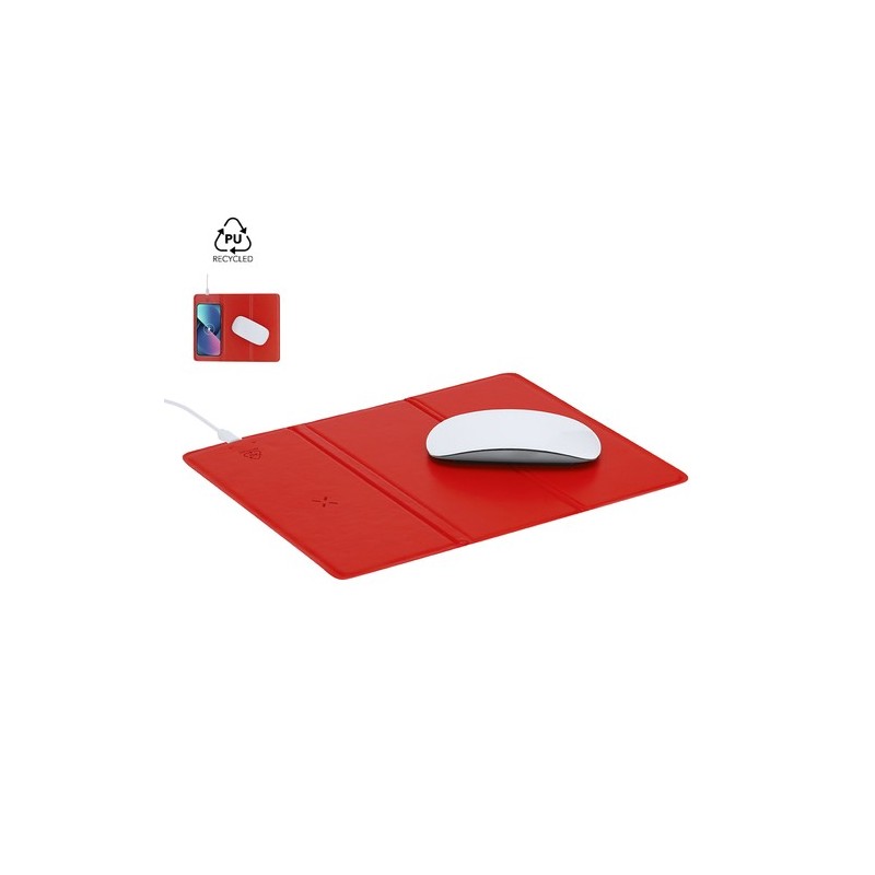 Tapis de souris et chargeur personnalisés pas cher - Dangox Matières : suédine Couleurs : noir impression haute définition