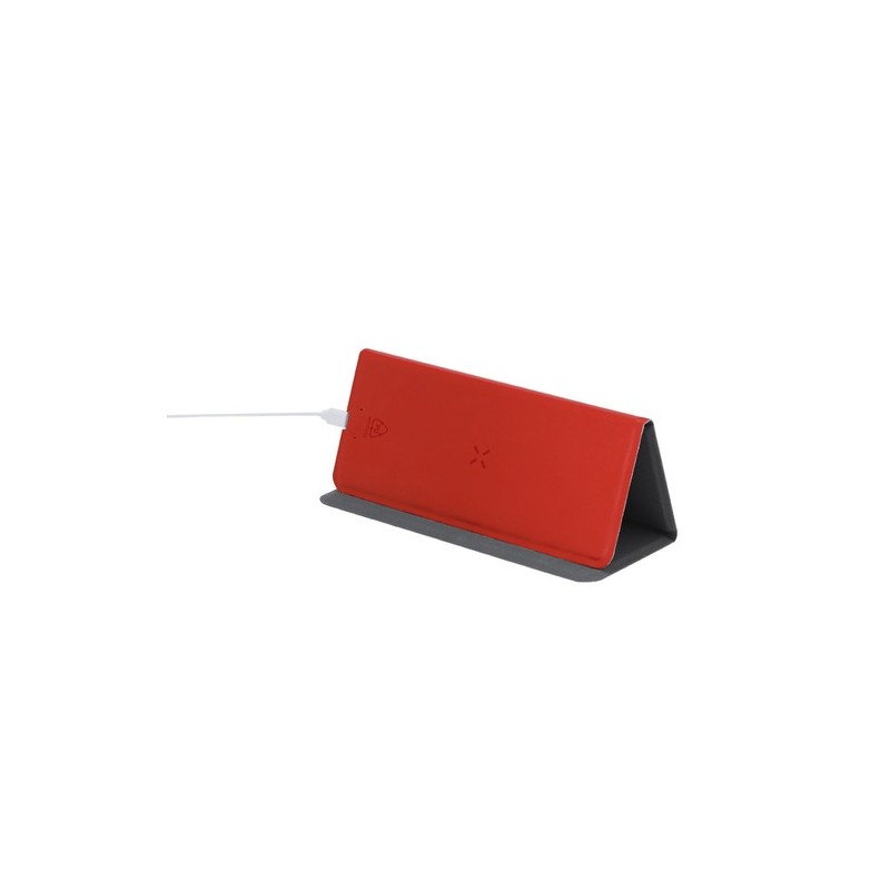 Tapis de souris et chargeur personnalisés pas cher - Dangox Matières : suédine Couleurs : noir goodies entreprise design